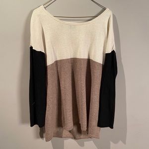 FATE colourblock sweater